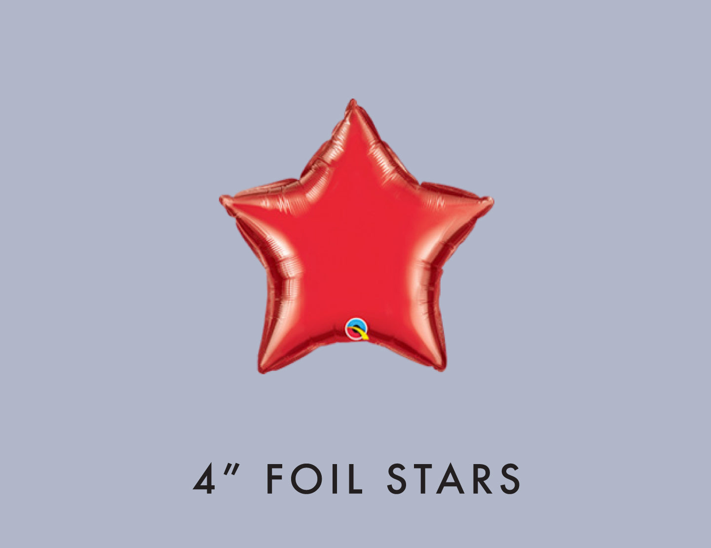 10cm (4") Foil Stars