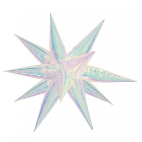 Spike Star 65cm IRIDESCENT Balloon #211255 - Each