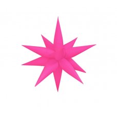 Spike Star 100cm Neon HOT PINK Balloon #211276- Each