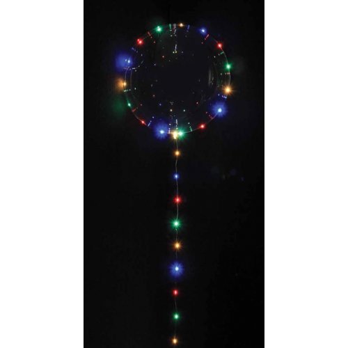 LED Strings Lights-Coloured Lights on Wire #215000-3 Meters Long with Lights - Pack of 5