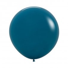 60cm Latex Round Plain Fashion DEEP TEAL Sempertex #222827 - Pack of 3