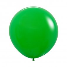 60cm Latex Round Plain Fashion SHAMROCK GREEN Sempertex #222828 - Pack of 3