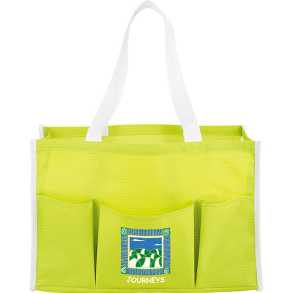 Chevron Multi Purpose Tote bag LIME #2301-19LIME