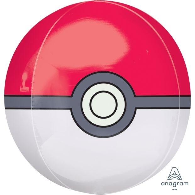 40cm Foil ORBZ Pokemon Pokeball #HA29464