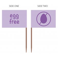 Food Markers EGG FREE 500Pk #AP460058