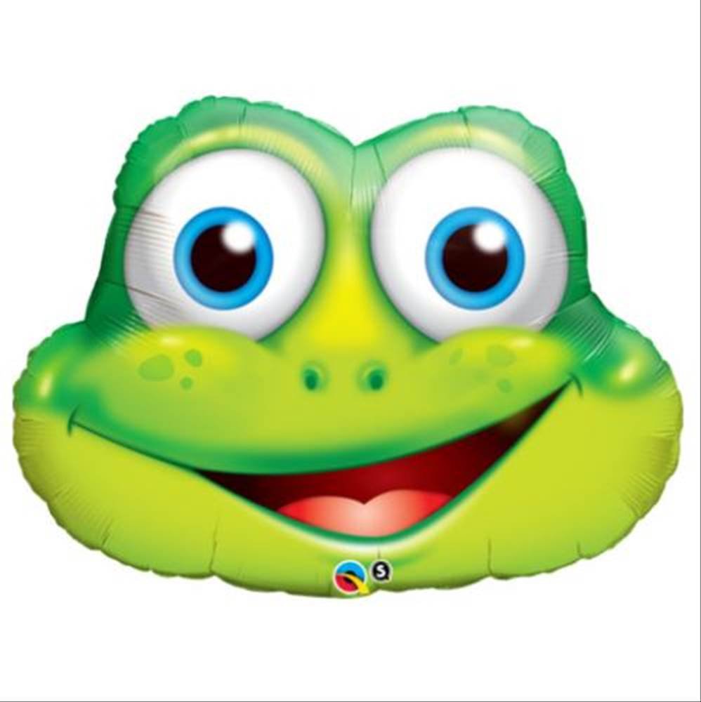 81cm Shape Foil Funny Frog SW #16795 - Each (pkgd.)