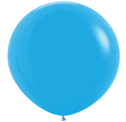 90cm Round Matte BLUE Plain Latex #7091111- Each