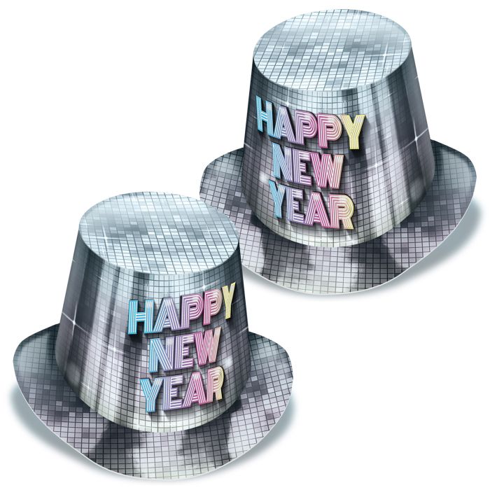 DISCO FEVER Hi Hat Happy New Year 88772- each