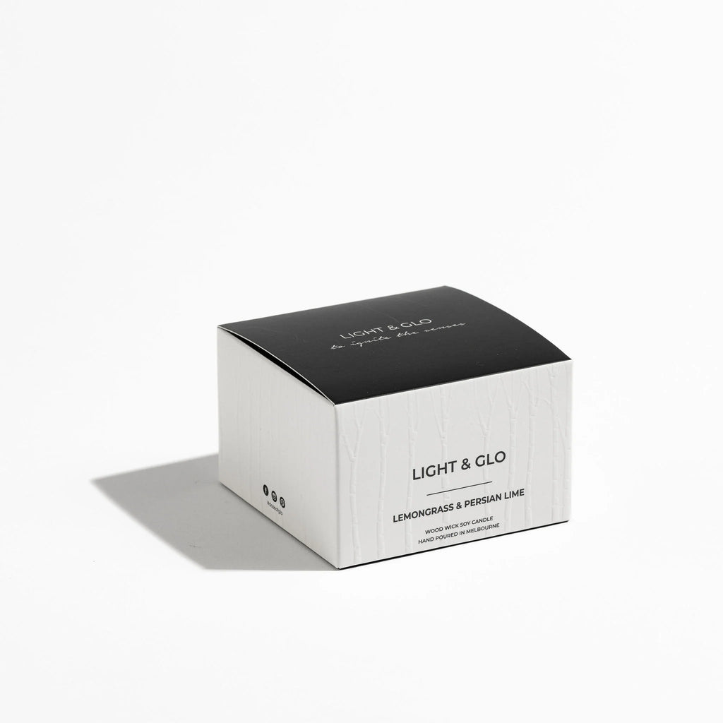 Lemongrass & Persian Lime Monochrome Travel Candle #MCTCCLPL01- Each