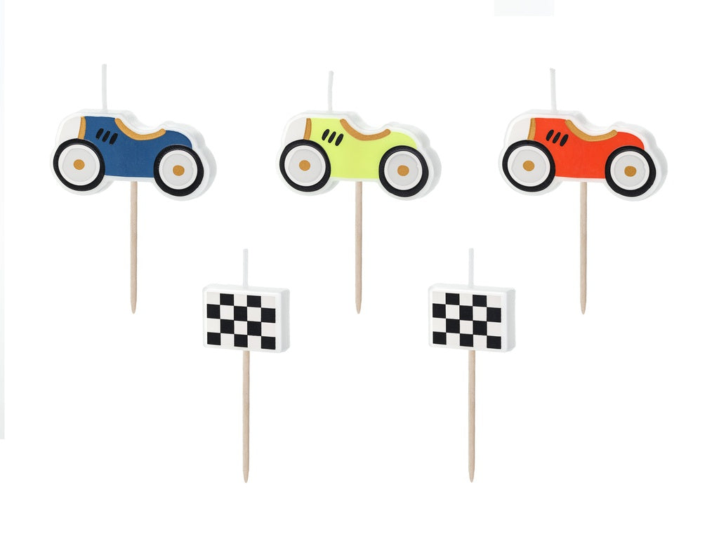 PD Candles RACING CAR 5cm 5pk  SCS-18