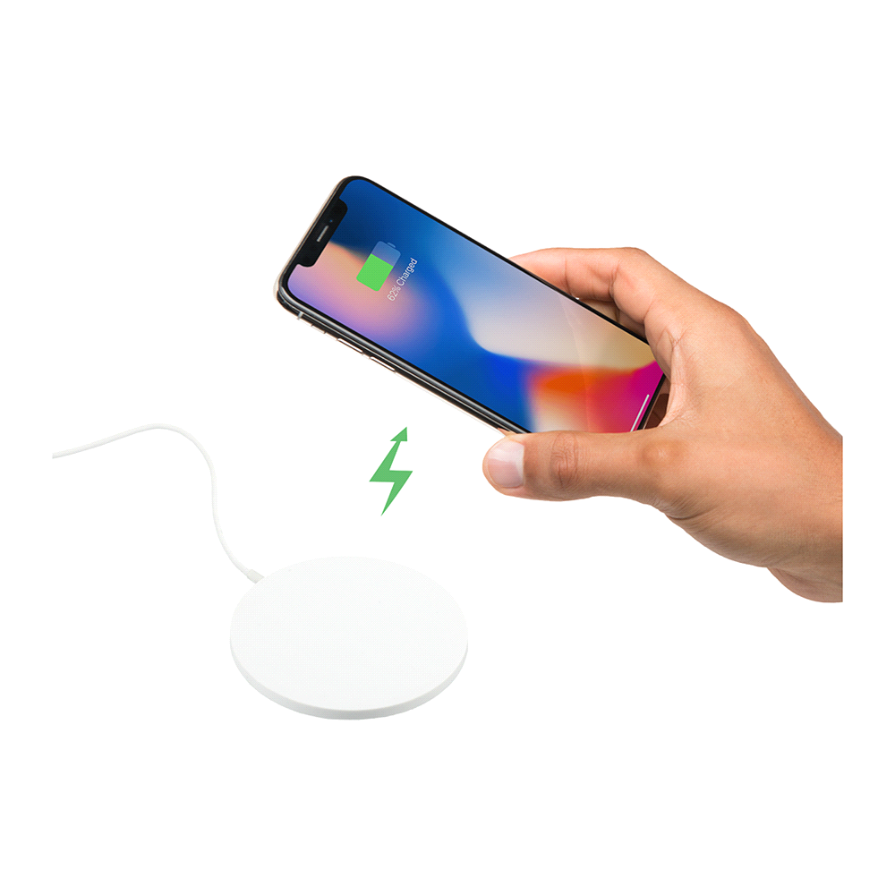 Ultra Thin Wireless Charging Pad WHITE #2819B