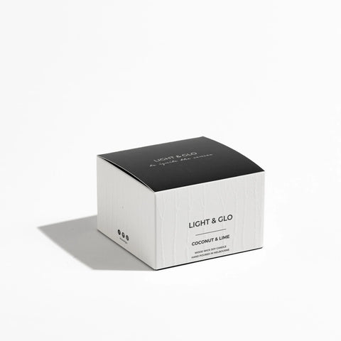 Coconut & Lime Monochrome Travel Candle #MCTCCCL01- Each