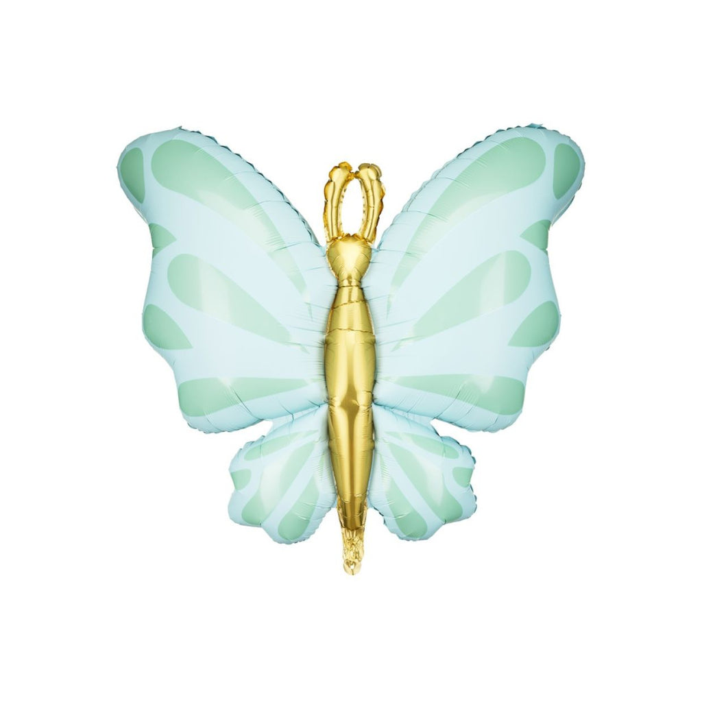 69cm x 69cm Foil PARTY DECO Shape BUTTERFLY Mint #PD248-103