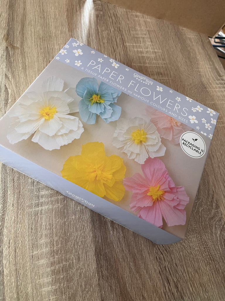 Hello Spring Tissue Flower Set #SP623