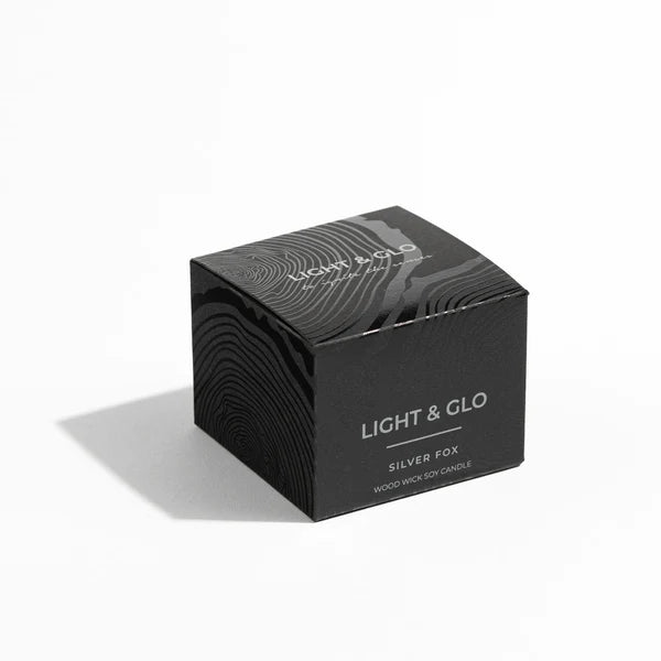 Silver Fox Monochrome Travel Candle #HLCTTCSF01- Each