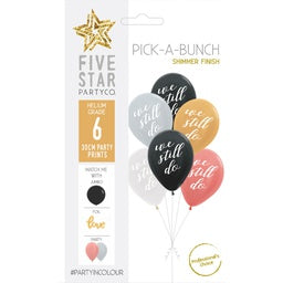 30cm Pick A Bunch We STILL DO- Met assorted pack of 6 #750056