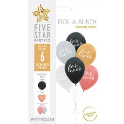 30cm Pick A Bunch FOREVER- Met assorted pack of 6 #750057