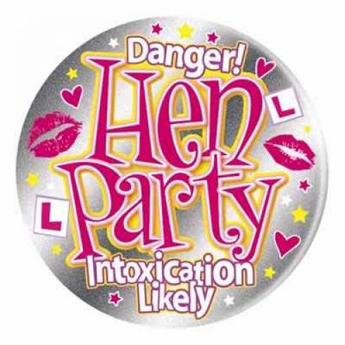 Pin on BADGE 150mm HEN Party 109110