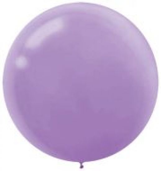 60cm Latex Round Plain Lavender Anagram #115910.04 - Pack of 4