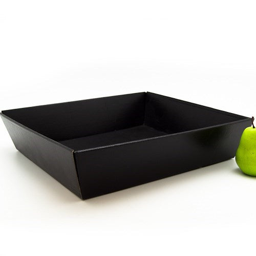 Stuffed Balloon Tray 350 x 300 x 90 Gloss Black 350B