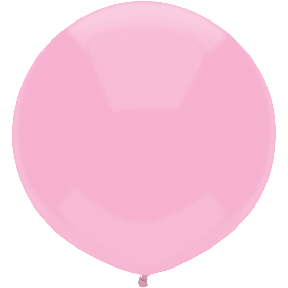 43cm Round Real Pink Outdoor Balloon#16595 - Pack of 50 SPECIAL ORDER ITEM