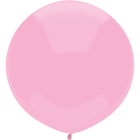 43cm Round Real Pink Outdoor Balloon#16595 - Pack of 50 SPECIAL ORDER ITEM