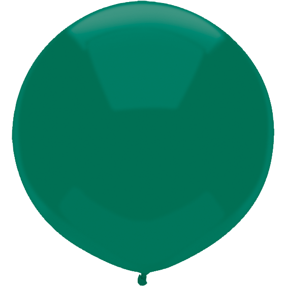 43cm Round Forest Green Outdoor Balloon#16600 - Pack of 50 SPECIAL ORDER ITEM