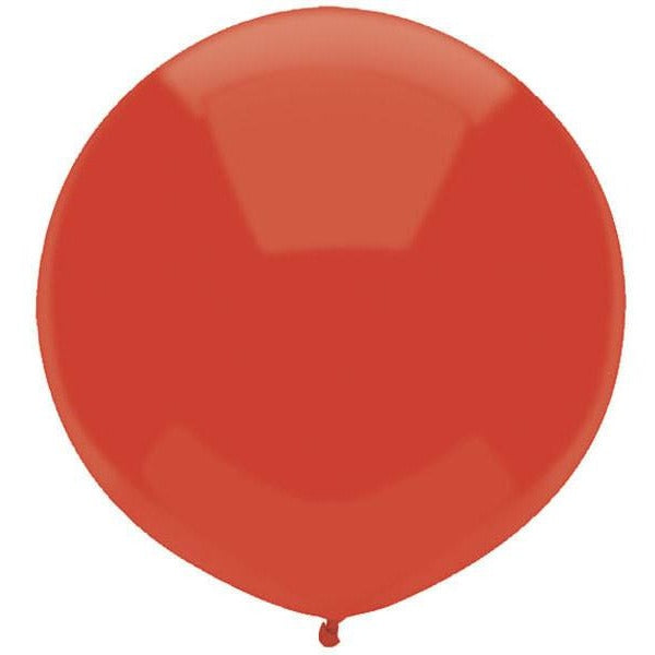 43cm Round Real Red Outdoor Balloon#16605 - Pack of 50