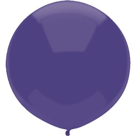 43cm Round Regal Purple Outdoor Balloon#16606 - Pack of 50