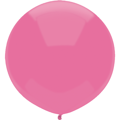 43cm Round Passion Pink Outdoor Balloon#16608 - Pack of 50