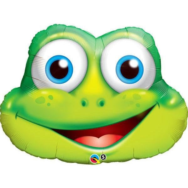 80cm Shape Foil Funny Frog SW #16124 - Each (pkgd.) SPECIAL ORDER ITEM