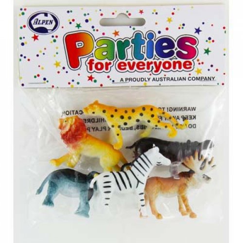 ZOO Animals Loot Bag Fillers Pack of 6 #203732