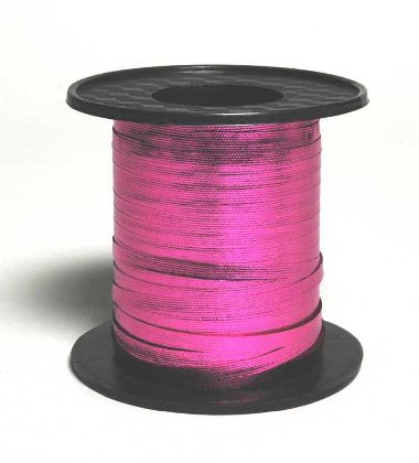 Ribbon Curling Metallic Pink 225 metres long x 5mm wide #205218 - Each