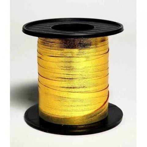 Ribbon Curling Metallic Gold 225 metres long x 5mm wide #205222 - Each