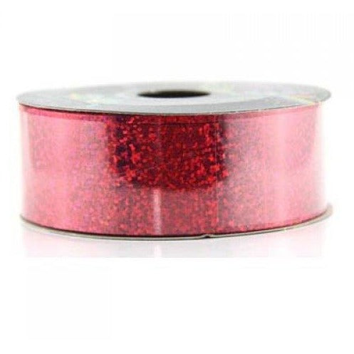 Ribbon Tear Holographic Red 45m long x 32mm wide #205601 - Each