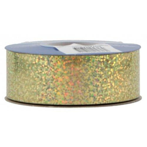 Ribbon Tear Holographic Gold 45m long x 32mm wide #205613 - Each