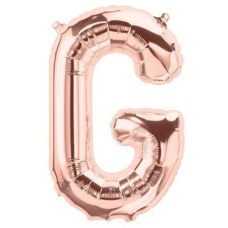 41cm Letter G Rose Gold - Air Fill - Northstar Foil Balloon #3001343 - Each (Pkgd.)