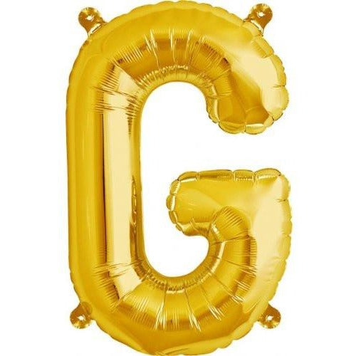 41cm Letter G Gold - Air Fill - Northstar Foil Balloon #3000573 - Each (Pkgd.)