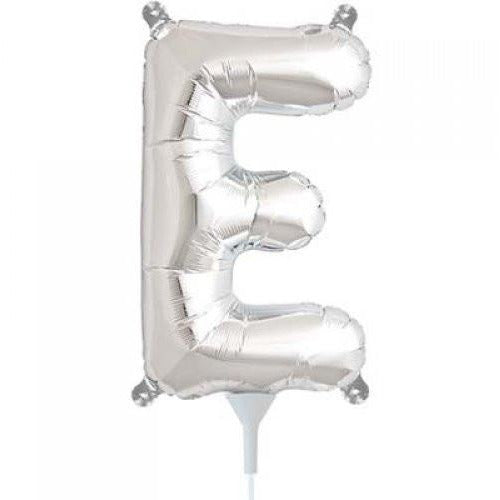 41cm Letter E Silver - Air Fill - Northstar Foil Balloon #3000483 - Each (Pkgd.)