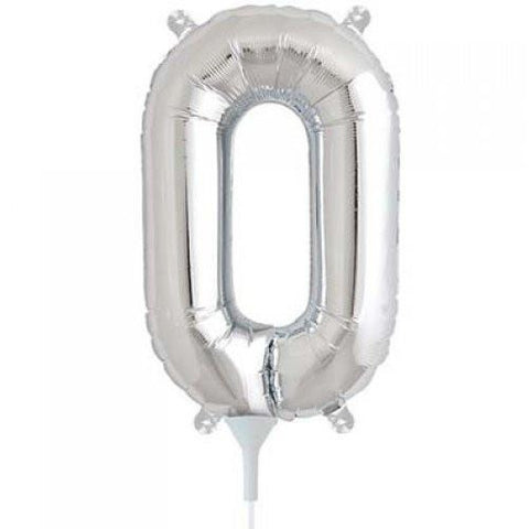 41cm Letter O Silver - Air Fill - Northstar Foil Balloon #3000493 - Each (Pkgd.)