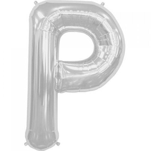 Northstar 86cm Letter Foil P Silver #3000211 - Each (Pkgd.)