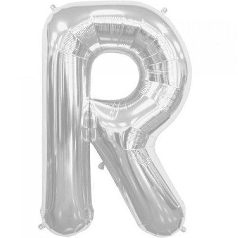 Northstar 86cm Letter Foil R Silver #3000213 - Each (Pkgd.)