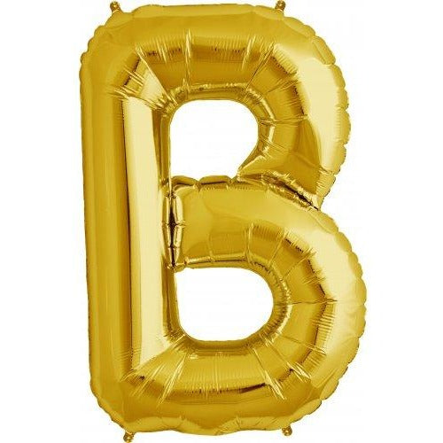 Northstar 86cm Letter Foil B Gold #3000249 - Each (Pkgd.)