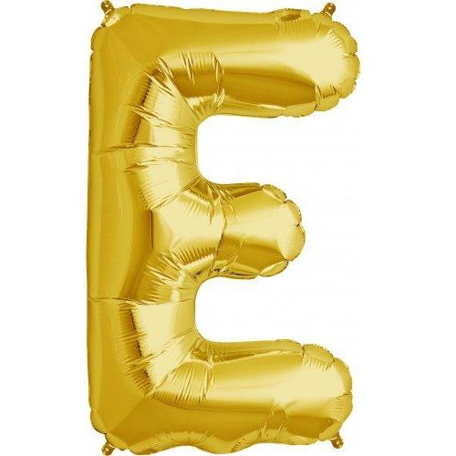 Northstar 86cm Letter Foil E Gold #3000252 - Each (Pkgd.)