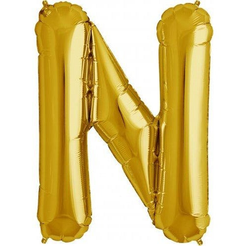 Northstar 86cm Letter Foil N Gold #3000261 - Each (Pkgd.)