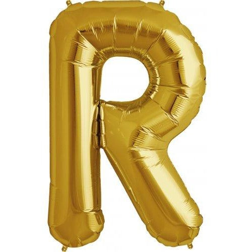 Northstar 86cm Letter Foil R Gold #3000265 - Each (Pkgd.)