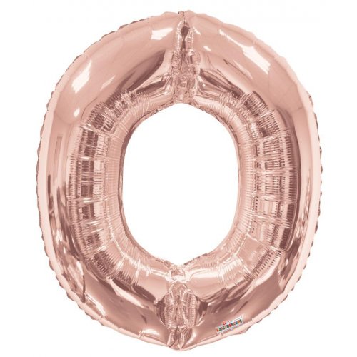 86cm Letter O Rose Gold Foil Balloon #59874 - Each (Pkgd.)