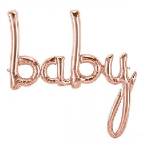 Script Baby Rose Gold 46