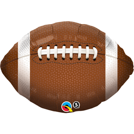 90cm Round Foil Football #21583 - Each (SW Pkgd.)