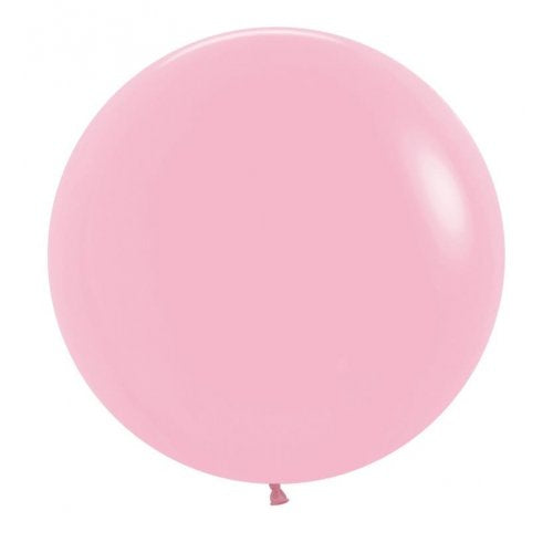 60cm Latex Round Plain Fashion Pale Pink Sempertex #222652 - Pack of 3